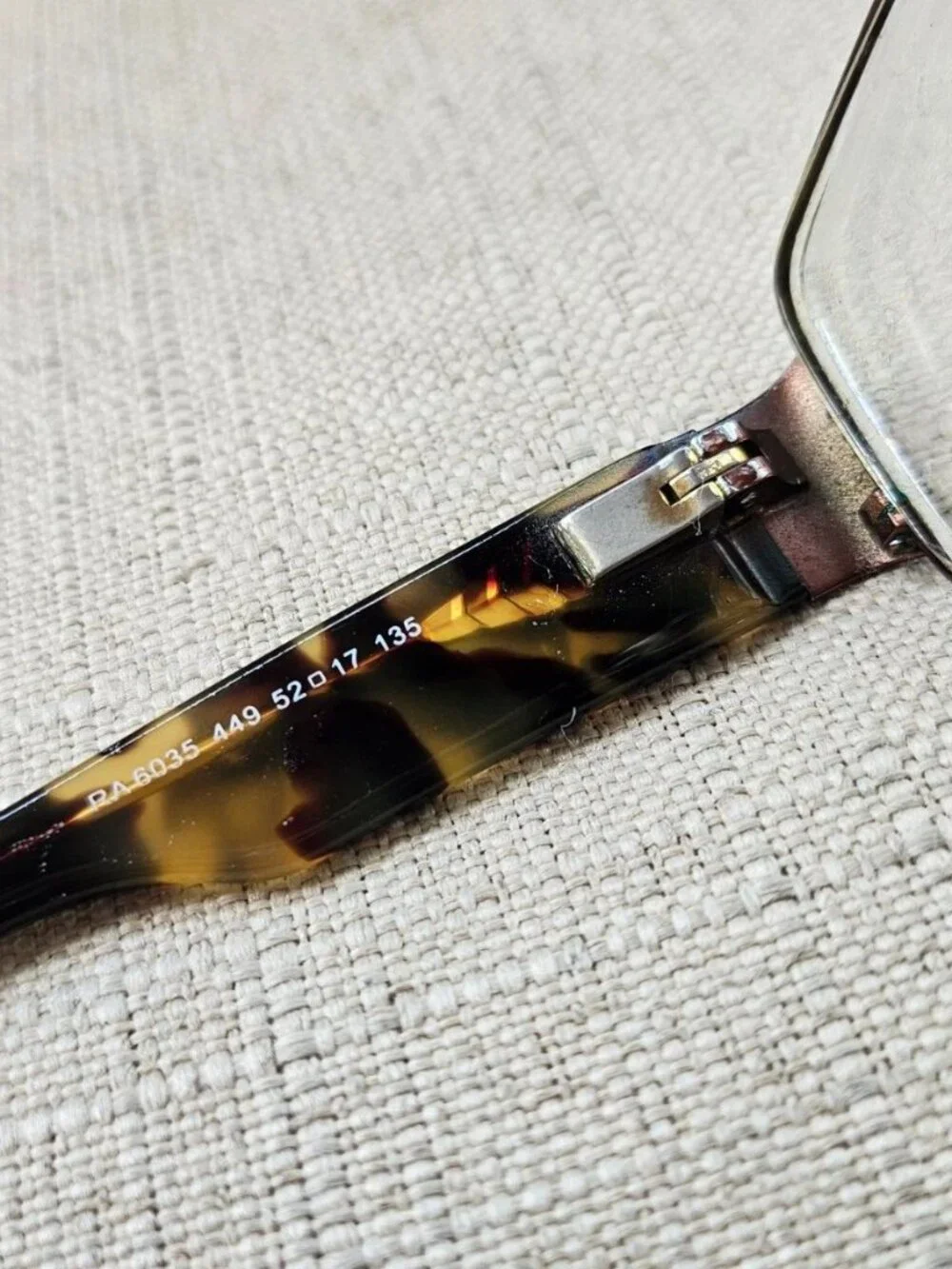 Ralph Lauren Women Glasses Frame Brown Tone Metal Eyewear RL6035 Eyeglasses